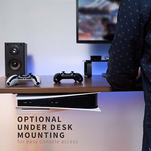 Miniatura 3 de VIVO Soporte de pared 2 en 1 y debajo del escritorio diseñado para consola de juegos PS5 Playstation 5 Standard y edición digital pantalla de pared