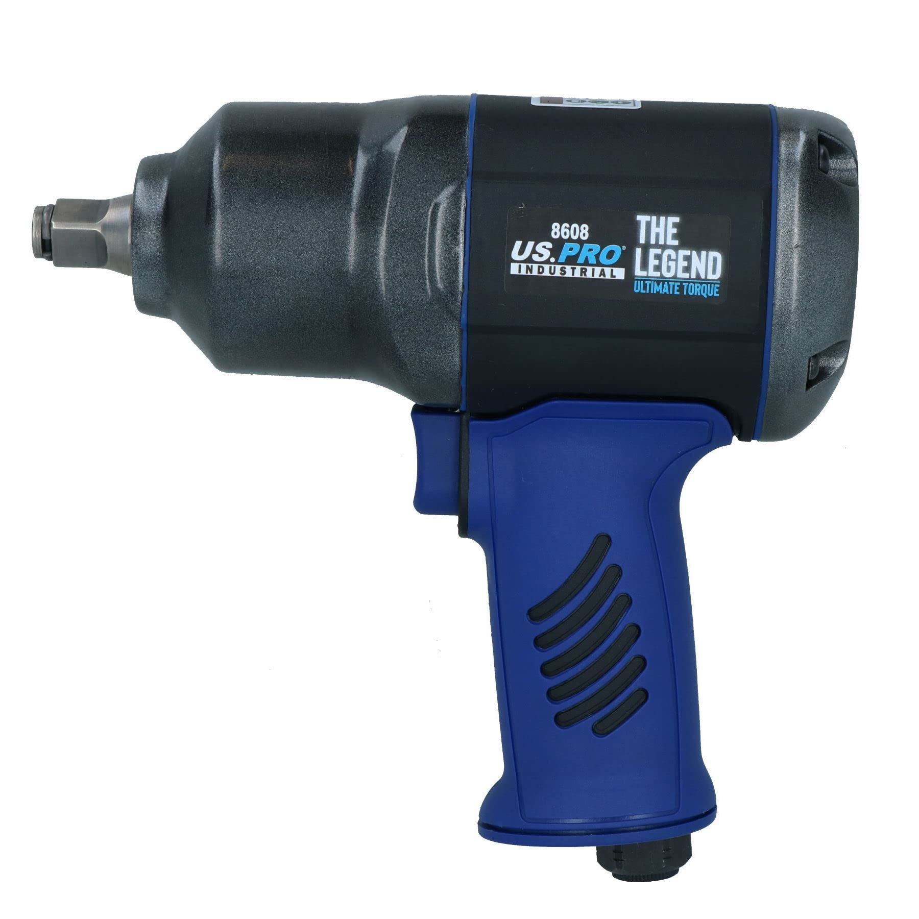 Ab Tools Multicolour Us Pro Industrial Impact Wrench 1/2 In Dr Air Legend Ultimate Torque 1700Nm 8608