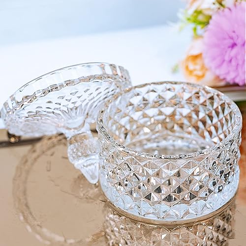 Miniatura 7 de Taza de cristal para uñas con tapa, cuenco de monómero Dappen para polvo líquido acrílico, decoración de uñas, cepillo de manicura para joyas,