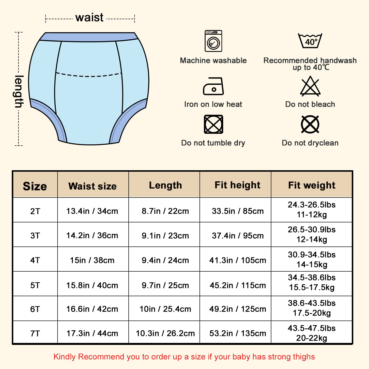 MOEMOE BABY Culotte Apprentissage Propreté Fille Imperméable,Culotte d'apprentissage Enfant,Lot de 6,Violet,3 Ans