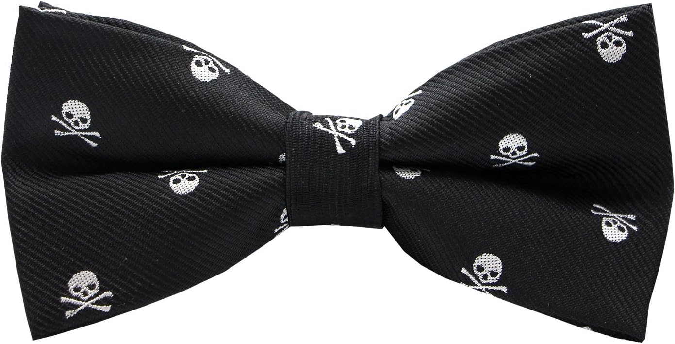 Men's Punk Skull Bowtie
