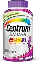 Vista 1 de Centrum Silver Women - Tableta multivitamínica / multimineral suplementaria, vitamina D3, edad 50+ (200 unidades)