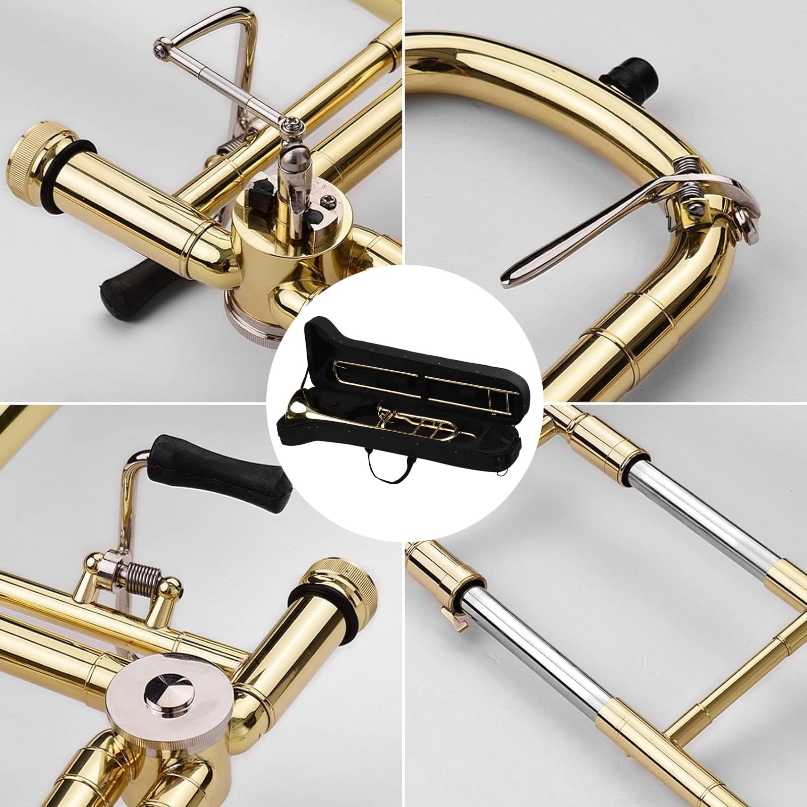 Tromboni Altos per principianti E Flat Altos Premium Brass Sound Design ergonomico per studenti Scuola Band Classe di musica Ergonomico