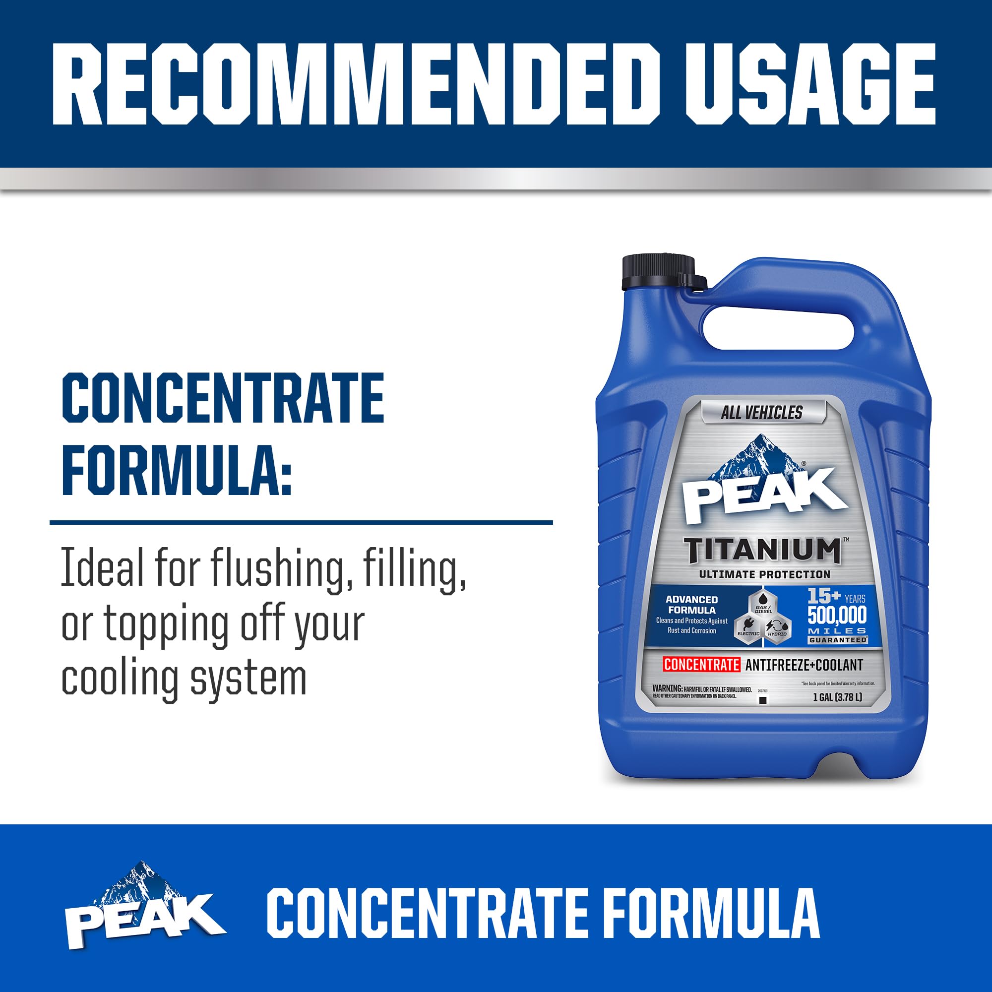 Snapklik.com : PEAK Titanium Concentrate Prediluted Antifreeze And ...