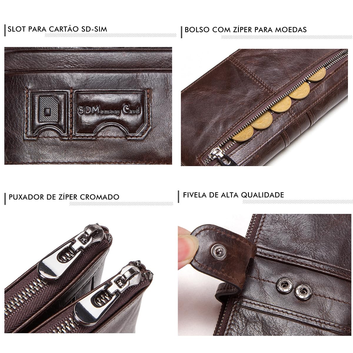 CONTACTS Carteira Longa de Couro Legítimo Feminina, Porta-Cartões (13 Slots), 1 Slot para Chip SIM/SD, Bolso para Celular e Dinheiro com Zíper, Porta-Moedas(Marrom) Carteira… em promoção! Veja a oferta e mais achadinhos de Bolsas 7 Hoje é o melhor dia para comprar CONTACTS Carteira Longa de Couro Legítimo Feminina, Porta-Cartões (13 Slots), 1 Slot para Chip SIM/SD, Bolso para Celular e Dinheiro com Zíper, Porta-Moedas(Marrom) Carteira… com aquele preço maroto! Promoção! Aproveite a oferta! 7