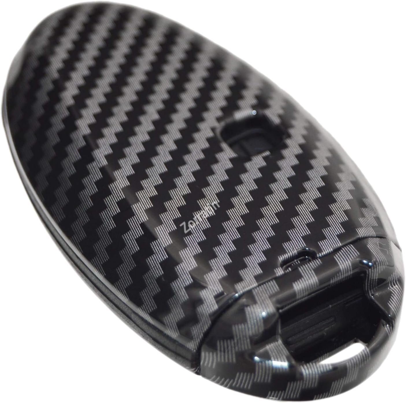 2-Layers Hybrid Carbon Key Fob Cover Case Protector for Nissan Titan Frontier SL Pro-4X Armada Rogue Maxima Altima Sentra Patrol Pathfinder GTR Z Performance - Image 3