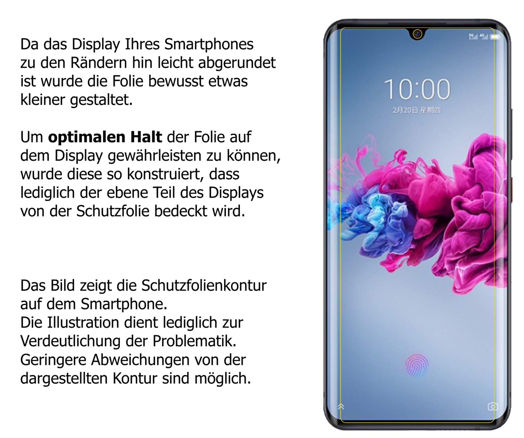 Dipos I 5X Pellicola Protettiva Per ZTE Axon 11 - Cristallo Trasparente, Taglio Laser, Made In Germany - 2