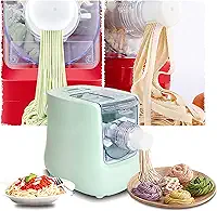 MáQuina De MacarrãO AutomáTica EléTrica,Painel Inteligente, Pode Fazer MacarrãO Largo, MacarrãO Estreito, MacarrãO Oco, MacarrãO Bigode De DragãO,Blue