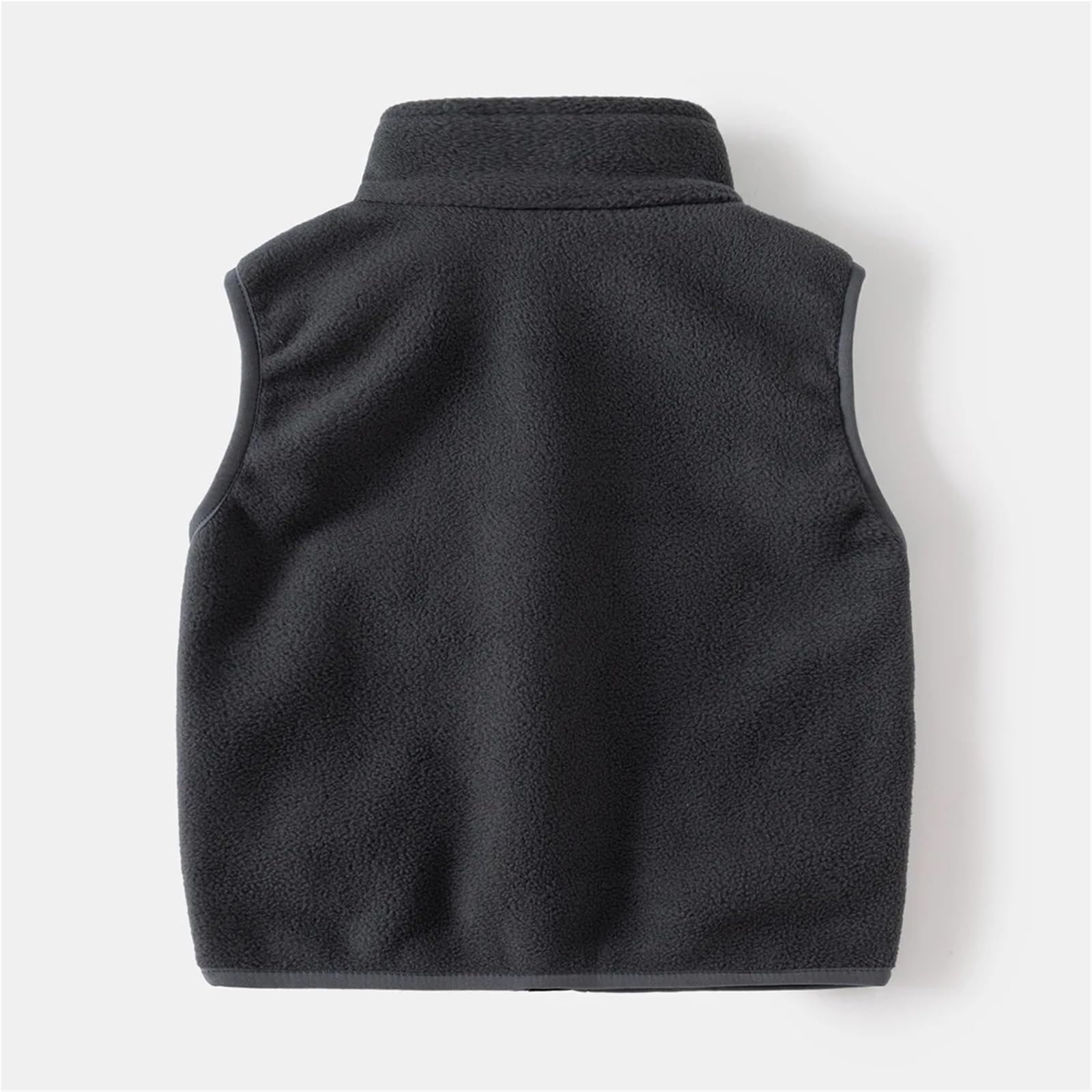 Cappotto Invernale in Pile for Neonato – Giacca Moda in Tinta Unita for Bambini (2-6 Anni)(Gray,6T(Size 130))
