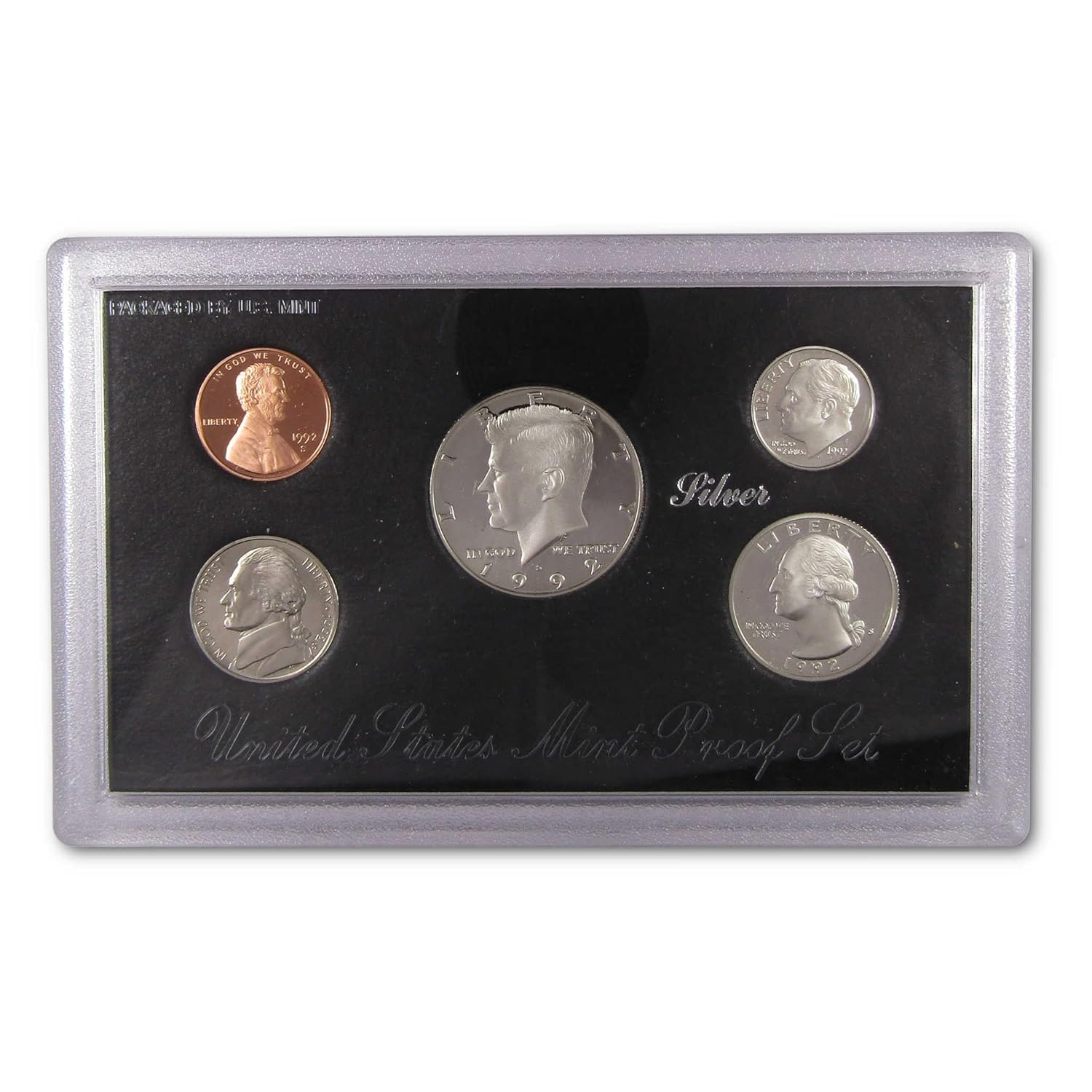 1992 Silver Proof Set U.S. Mint Original Government Packaging OGP COA