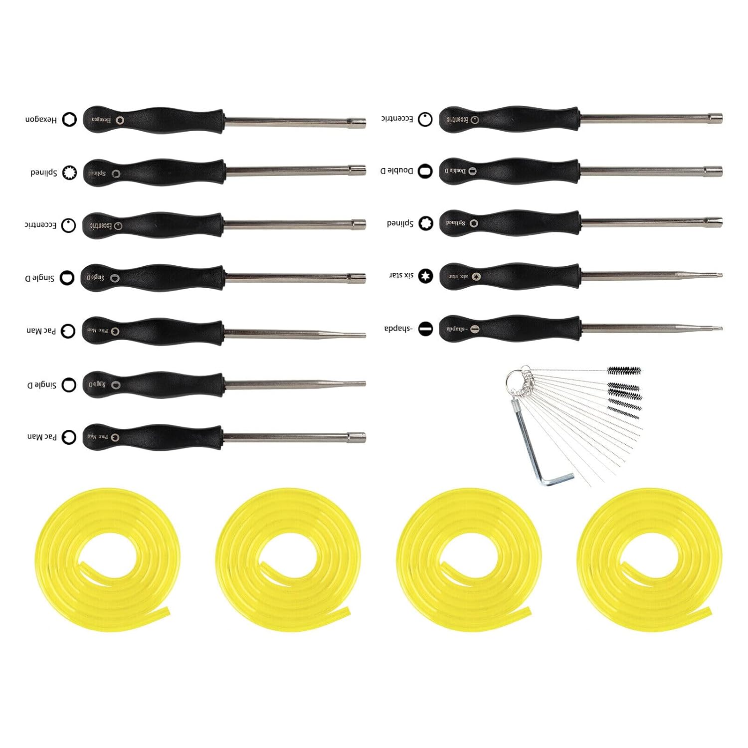 12 Pcs Carburetor Adjustment Tool Kit Fits for Common 2 Cycle Small Engines 710412963991 Model_TRD-RST-11165