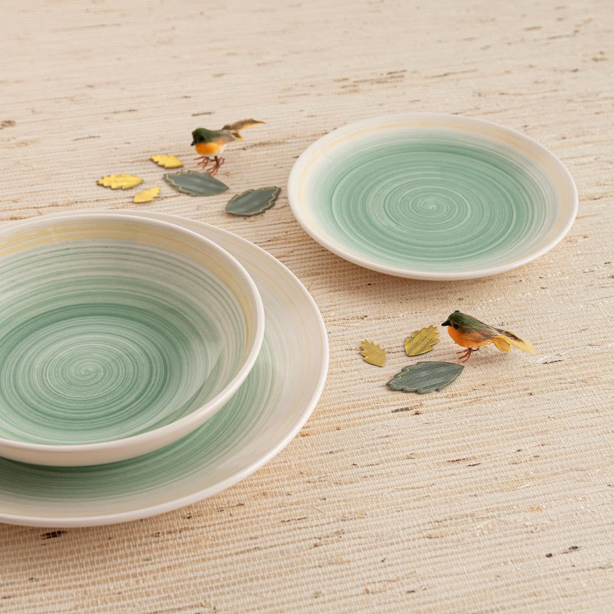 Quid Velvet Stoviglie Ceramica 18 Pezzi - 6 Persone Altre Ceramiche Adatto Microonde Impilabile