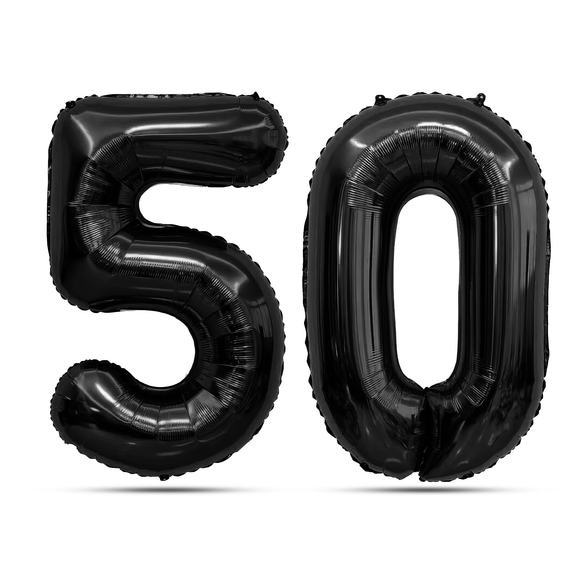 Black Number Balloons 50 Balloon Numbers 50th Number Balloon Foil Mylar Party Balloon For Men Women 50th Birthday Balloons Dirty 50 Birthday Decorations For Her Him Anniversary Graduation Decorations