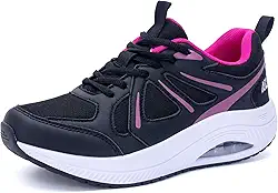 Womens Walking Shoes with Arch Support Athletic Running Tennis Orthotic Fashion Sneakers for Plantar Fasciitis