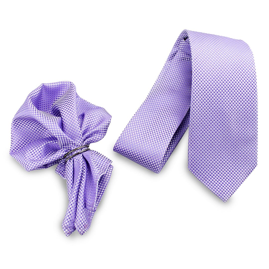peluche Trendy Neck Tie & Pocket Square Set for Men-picture-47