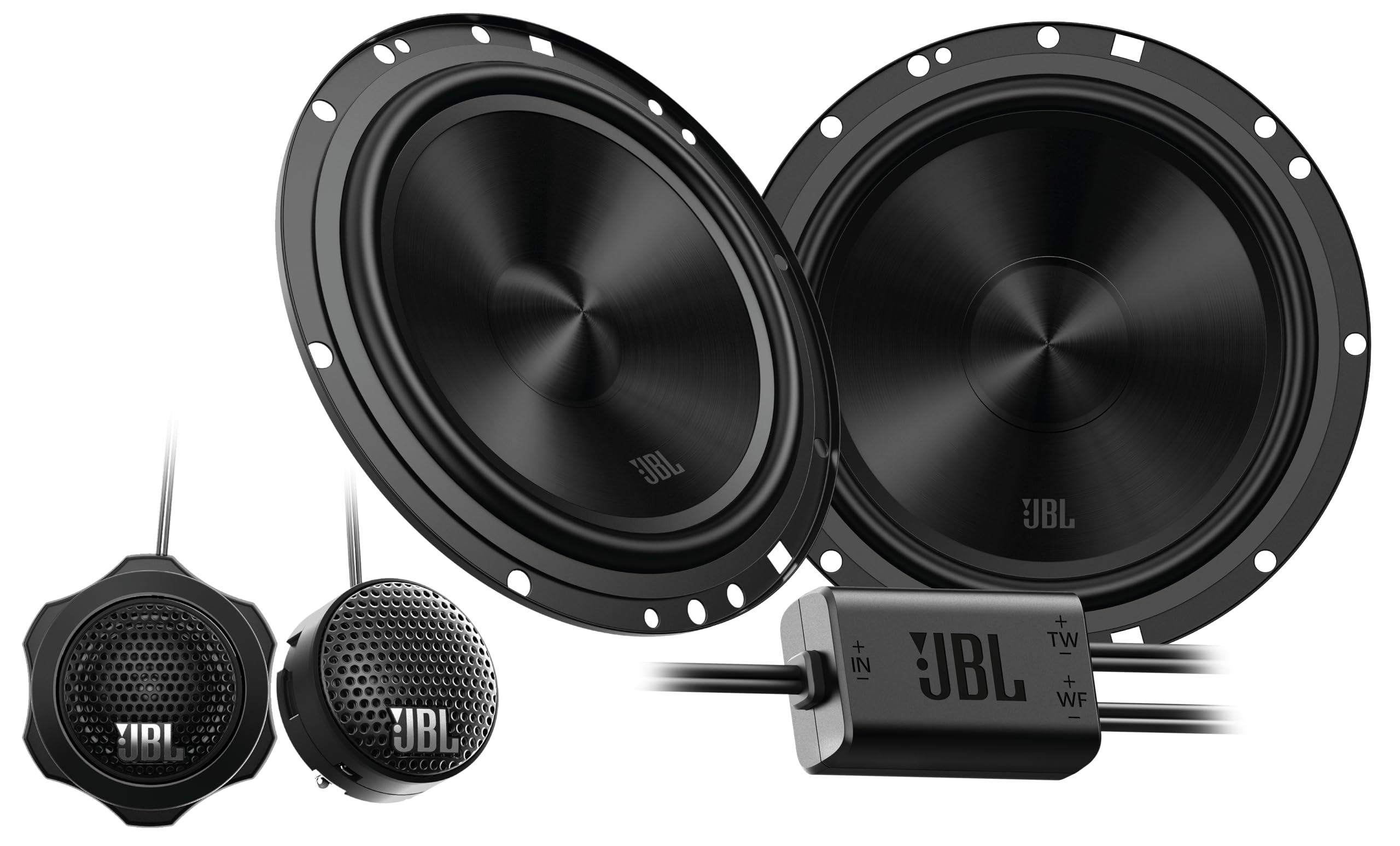 JBL JBL Stage2 GEN2 65CF – 6.5 Inch (165mm) 2-Way Component Car Speakers – 90W RMS – 270W Peak – Separate Tweeters – OEM Fit Audio –