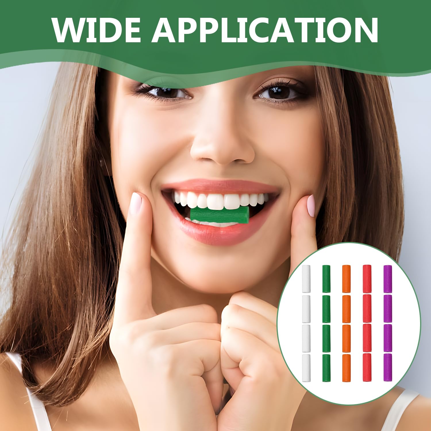 20 sztuk Aligners Chewies, wielokrotnego użytku, wiele substancji zapachowych, nadaje się do prania, do Aligner Chompers, szelki do gryzienia do Aligner Chompers Retainer (wielokolorowe)
