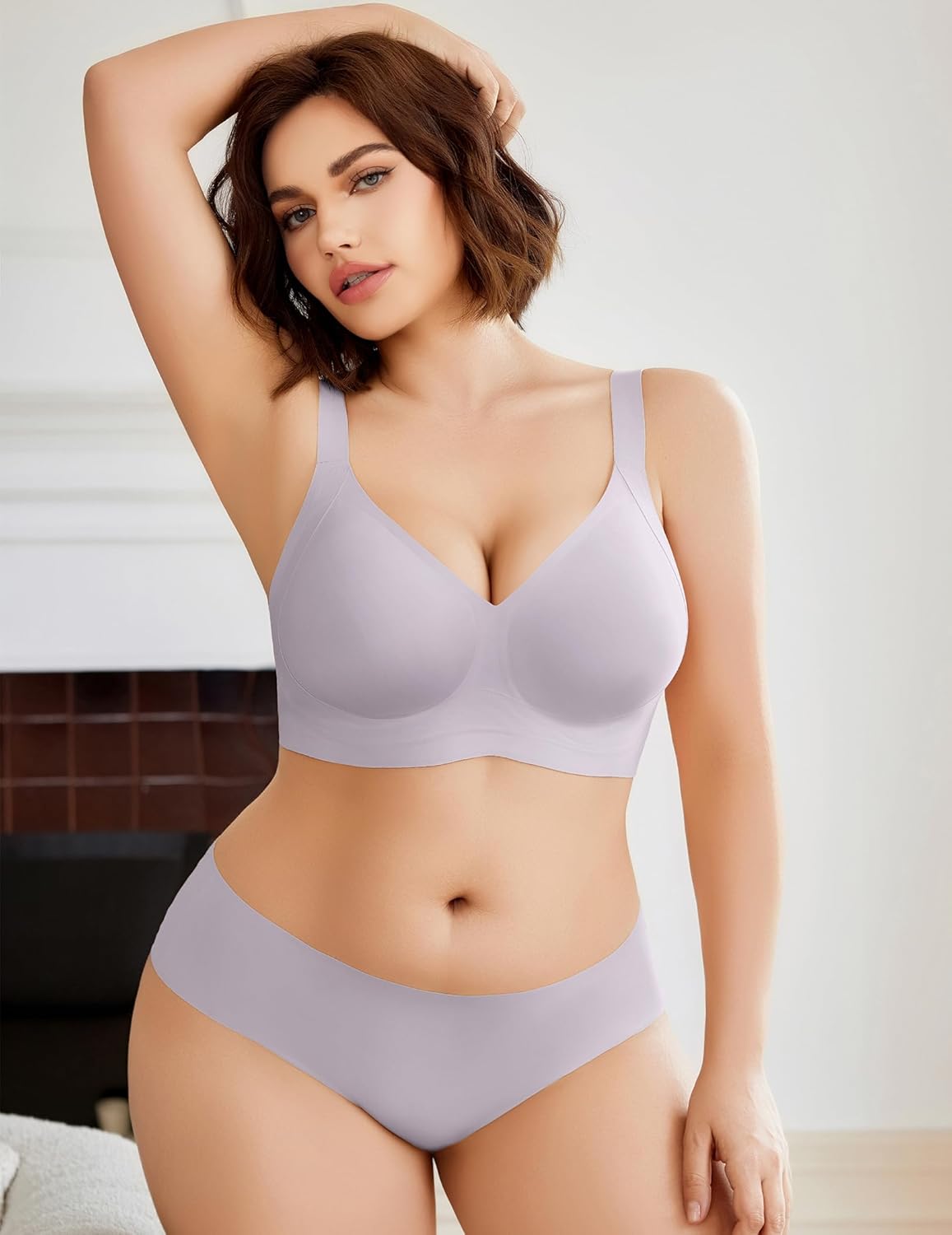 Avidlove Wireless Bra for Women Seamless Push Up Full Coverage Bra Comfort Bralette Support Everyday Bra - Image 8