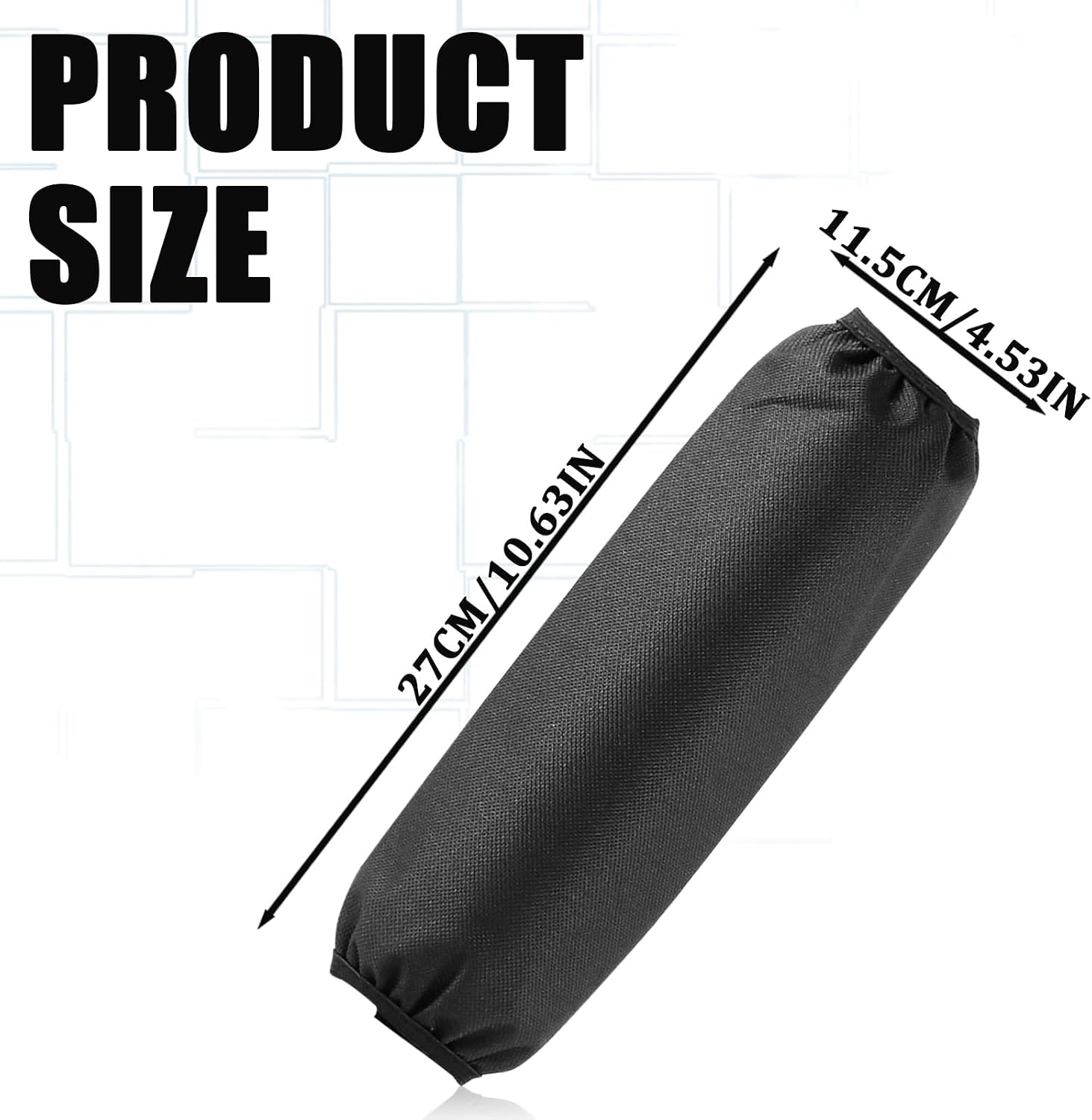 Motorcycle Shock Covers 2 PCS, 10.6" Rear Shock Absorber Suspension Protectors, Waterproof Nylon Sleeves Anti Scratch Dust Resistant Wraps, Universal for Motorcycles Dirt Bikes Scooters ATVs