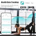 KUAIVO Smart Scale for Body Weight and Fat Percentage, 8 Electrode Digital Body Weight Scale with BMI, Body Fat, Muscle Mass, 28 Body Composition Analyzer, Rechargeable Body Fat Scale with VA Display gallery image