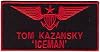Tom Kazanski Iceman Iron -ON Patch by Miltacusa