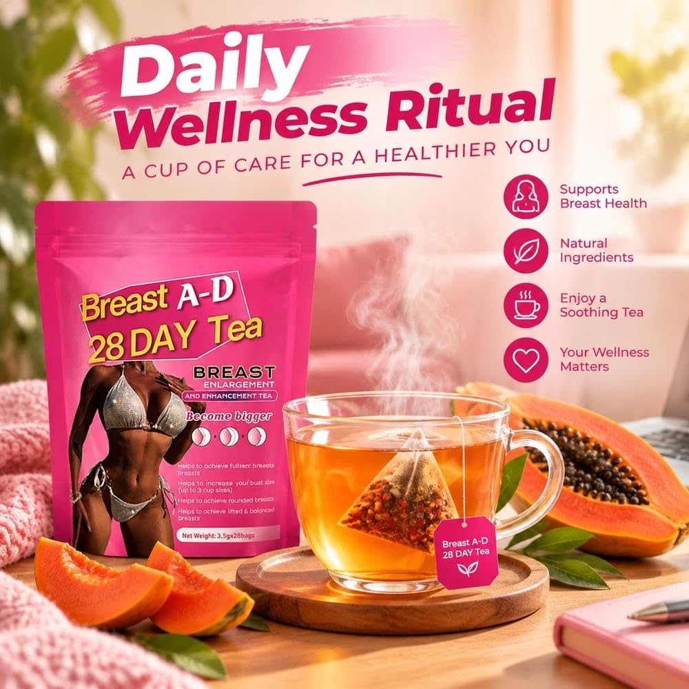Té De Mejora Senos A Base Hierbas Naturales 28 Días For Taza AD