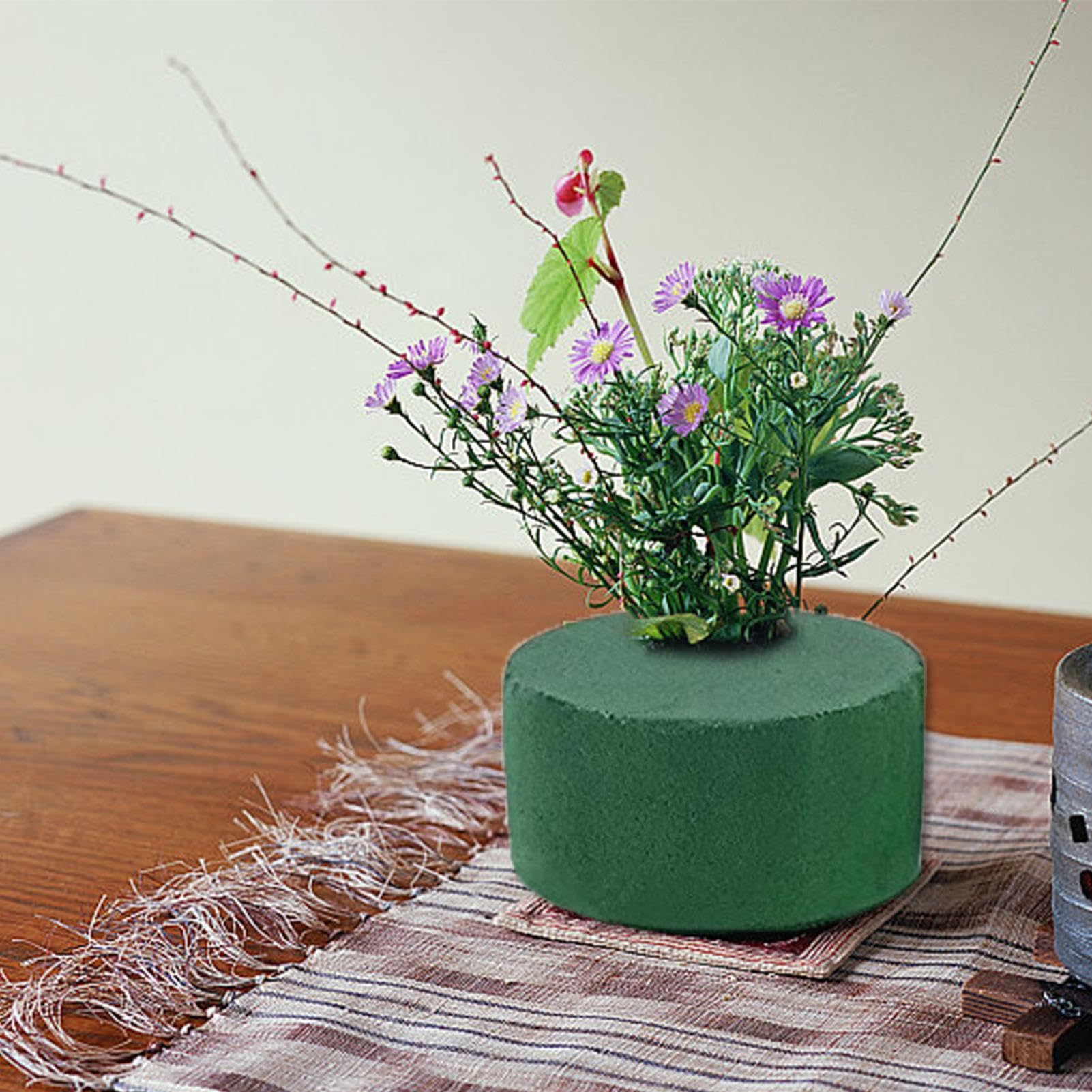 Set 8 Cilindri Schiuma Floreale Bagnata - 8x5cm Per Composizioni Fiori Freschi - Foto 9