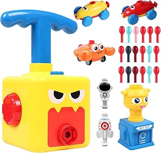 25 en 1 Ballon Voiture Jouet, Lanceur Inertial Power Car, Ensemble Éducatif pour Enfants