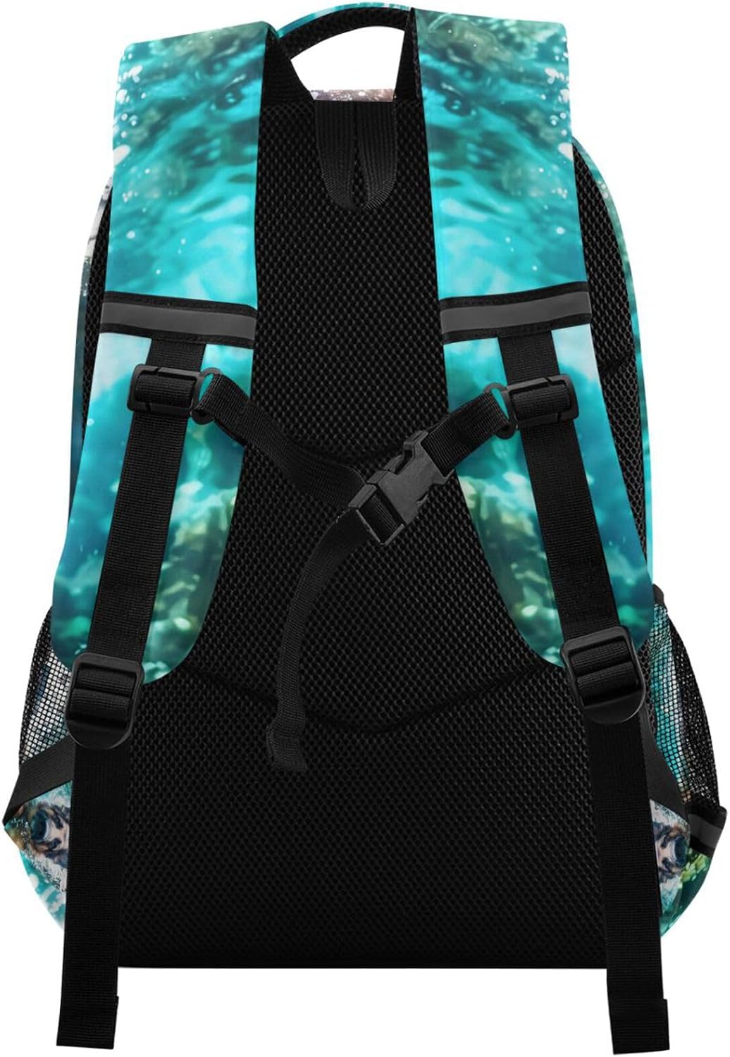 ALAZA German Shepherd Dog Swimming Underwater Backpacks Travel Laptop Daypack School Book Bag for Men Women Teens Kids image 2