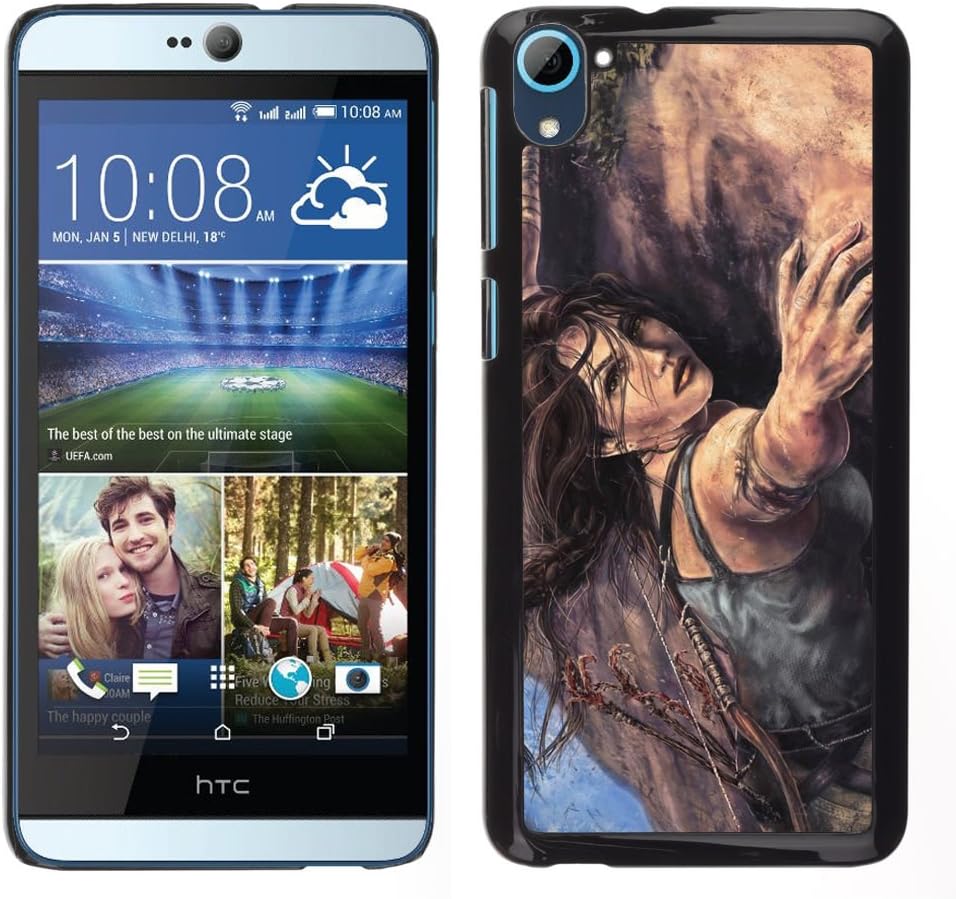 Plastic Shell Protective Case Cover || HTC Desire D826 || Lara Cr0ft @XPTECH