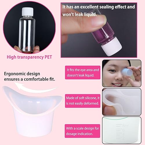 Miniatura 5 de Herramienta aplicadora de lentes de contacto, lentes de contacto de color, abridor de ojos portátil para facilitar la aplicaciónextracción de lentes