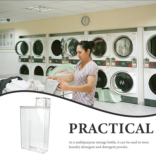 Miniatura 8 de Zerodeko Dispensador de lavandería, botella recargable de 1.23 L41 oz con tapa, a prueba de fugas, botella de loción vacía a prueba de fugas,