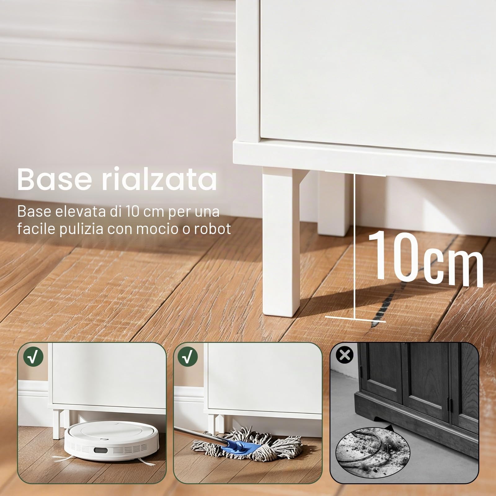 SoBuy Scarpiera Salvaspazio Slim da Ingresso Mobile Portascarpe con 2 Ante a Ribalta Regolabili in Legno Armadio Scarpiera Alta e Stretta per Corridoio, 50x19x90 cm，Bianco, FSR151-W