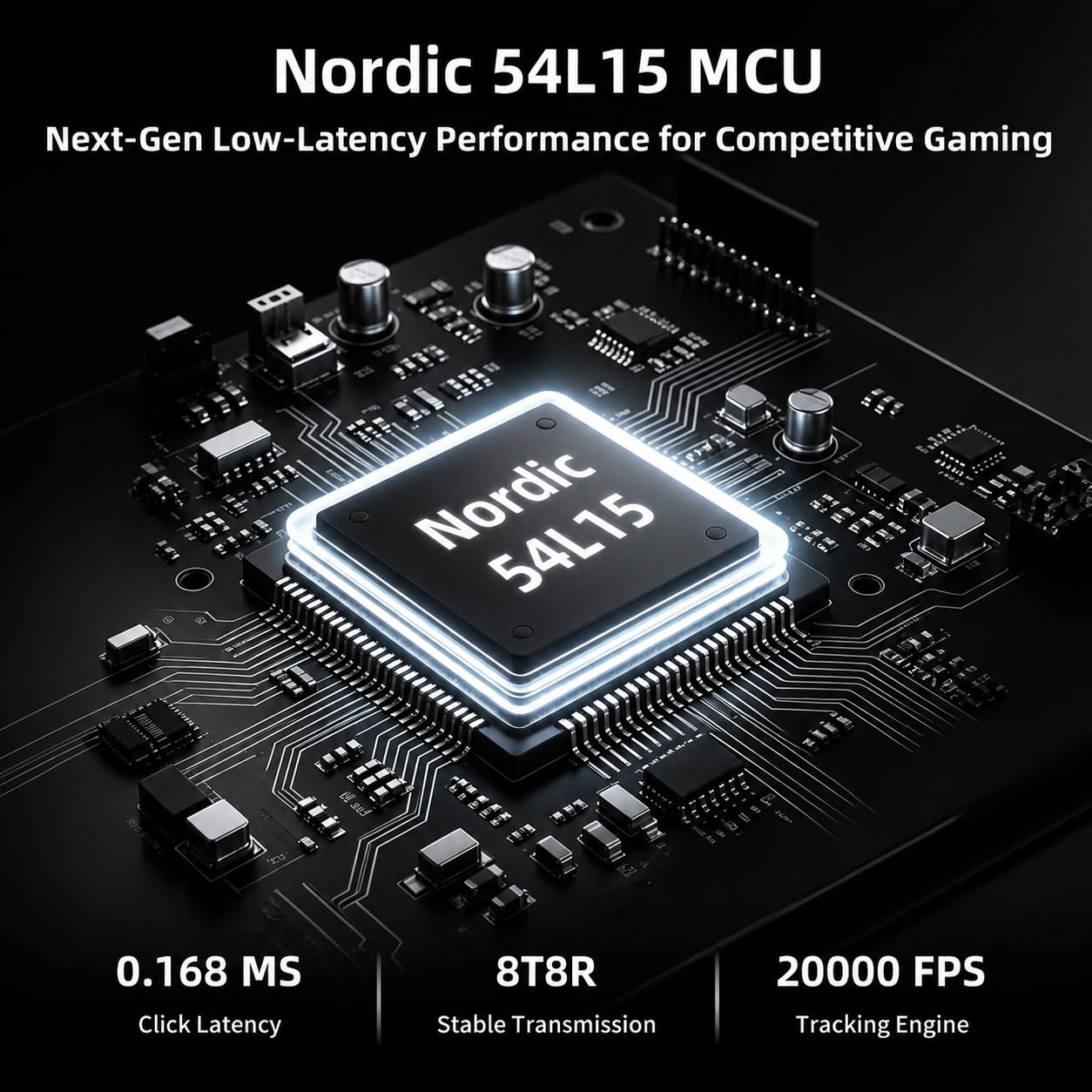 ATTACK SHARK RS3 Ultra Mysz Carbon Fiber & C06 Ultra Kabel-Czarny B | Podwójna Częstotliwość Odświeżania 8000 Hz, Sensor PAW3955MAX, MCU Nordic 54L15, Do 52 000 DPI, 20 000 FPS, Ultralekka 63g