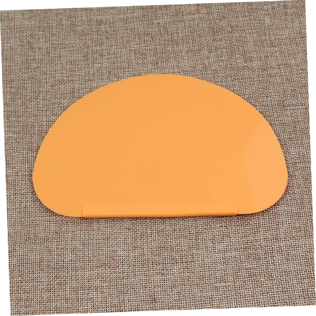 Semi-circle Plastic Scraper Cake Cream Pasting Tool Pastry Scraper Butter Knife Essential for Baking 15.8x10.5x0.5cm