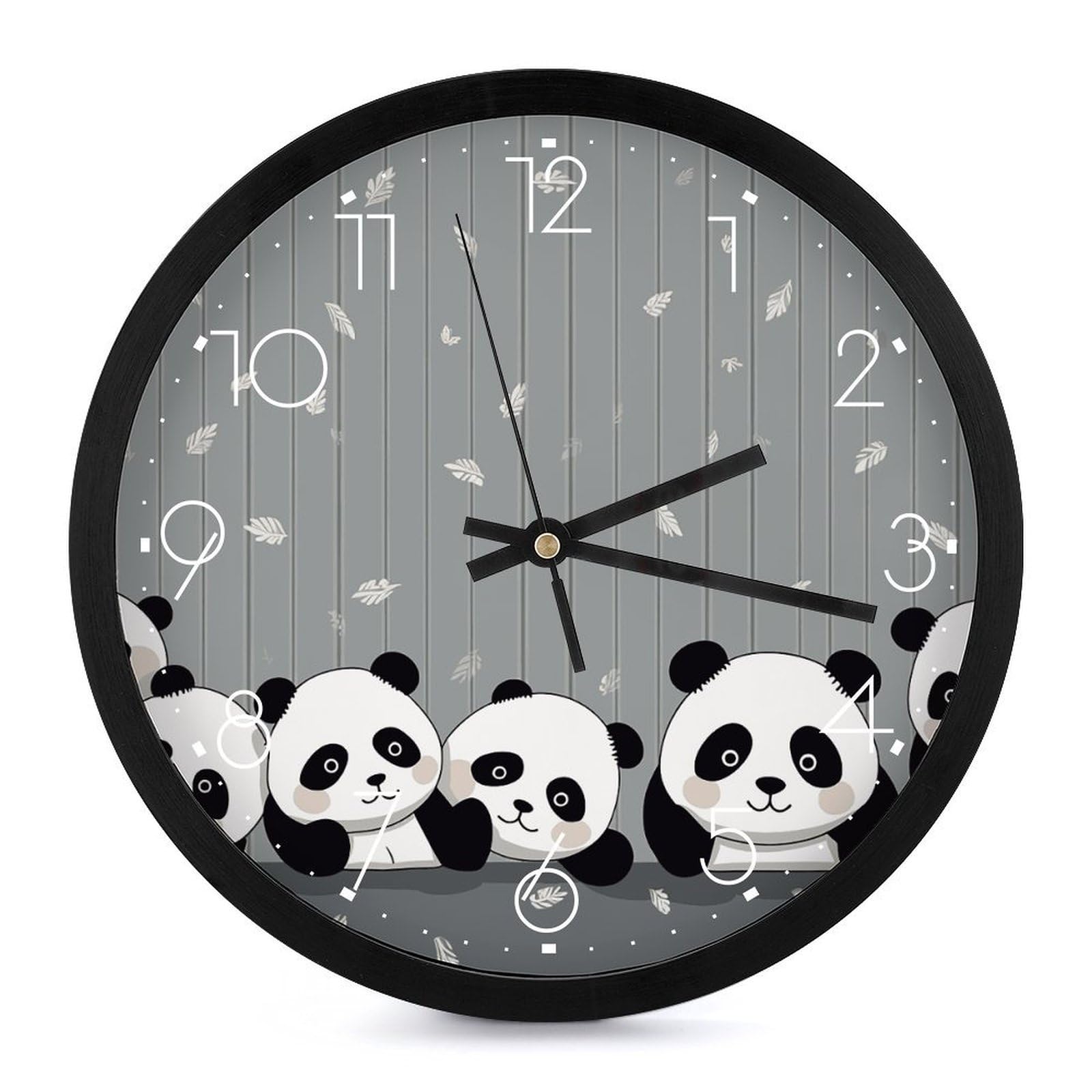 Horloge murale numérique silencieuse à piles pour en finir avec le tic-tac