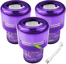 Fousenuk 3 Pieces Dyson Filter Compatible with Dyson V11 SV14 V15, Replacement Parts for Animal Torque Drive Vacuum Cleaners, HEPA Filter, Absolute Extra Filter, Replacement Number 970013-02