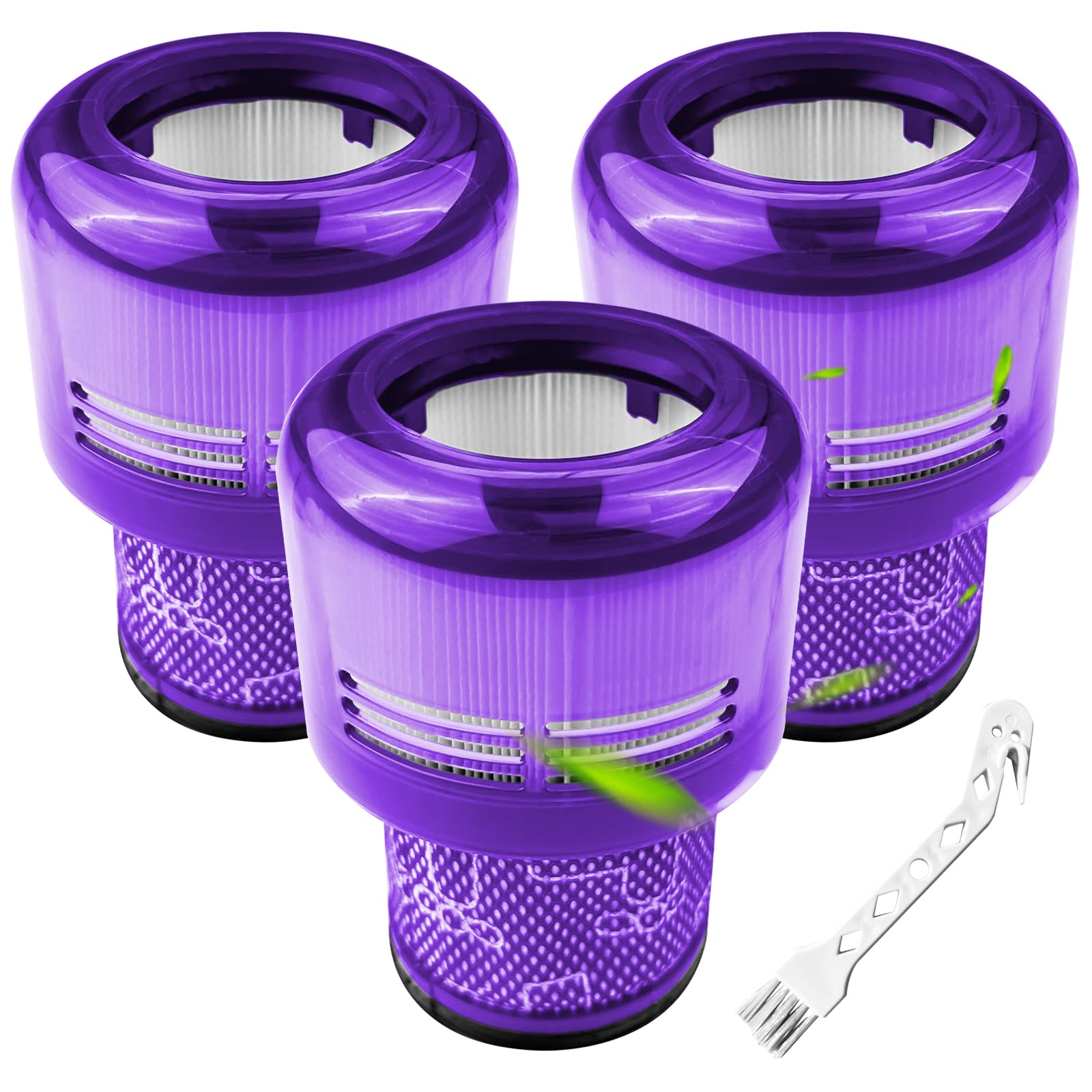 Fousenuk 3 filtry dyson kompatybilne z Dyson V11 V15 SV14, filtr nasadowy, absolutny dodatkowy filtr, nadający się do prania, filtr do odkurzacza Animal Torque Drive, część zamienna, nr 970013-02