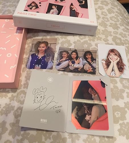 Amazon.co.jp: TWICE - [PAGE TWO] 2nd Mini Album Mint ver. CD+72p