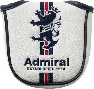 [Admiral] アドミラル ヘッドカバー ランパント パターカバー ホワイト 00