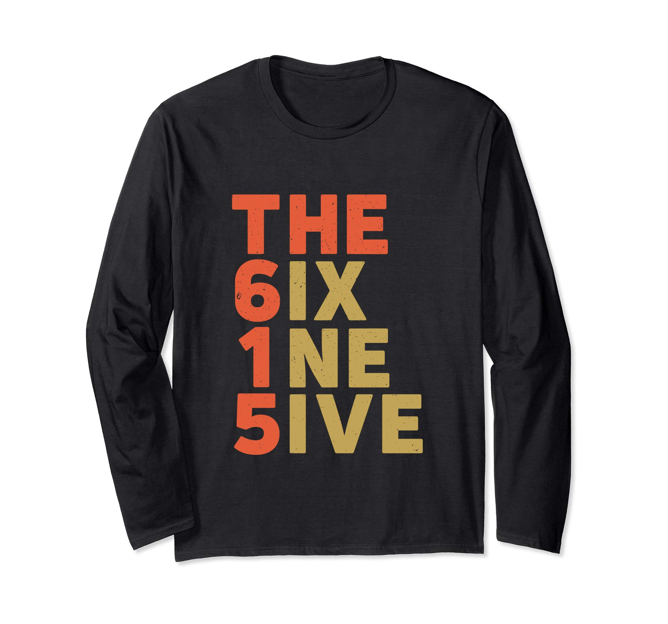 The 615 Six One Five Nashville Tennessee City Area Code Gift Long Sleeve T-Shirt