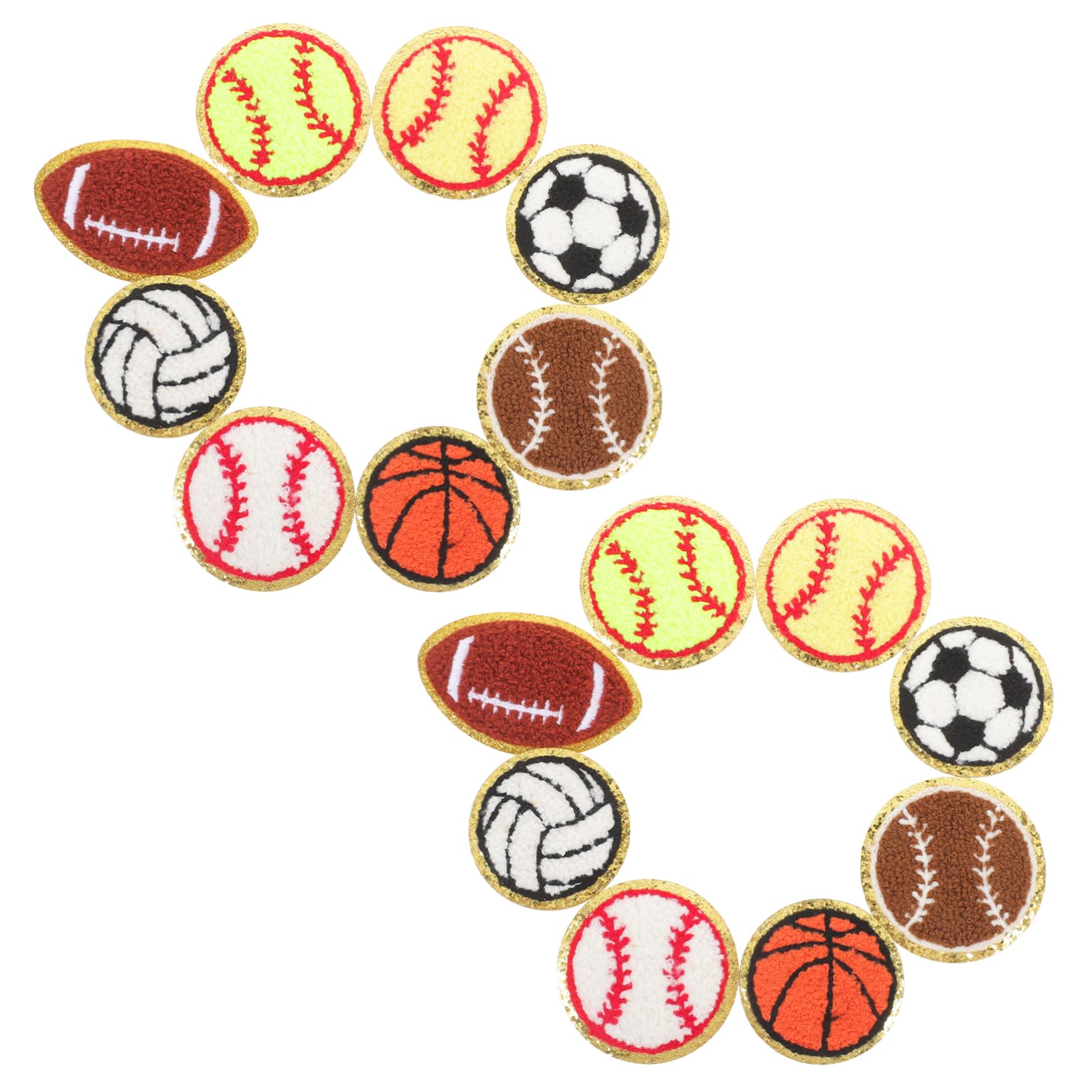 4 Sets Ersatz-patches Für Hüte Sport-aufbügler Zum Aufbügeln Für Mäntel Verschleißfest Für Den Täglichen Gebrauch 16 Stück X 4