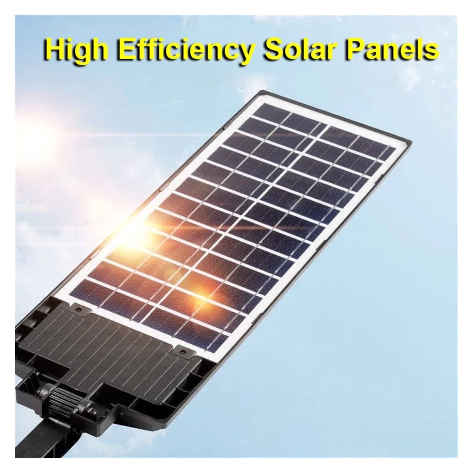 Lampy Solarne ZewnęTrzne, 10000 lm słoneczne oświetlenie parkingowe zewnętrzne 720 diod led słoneczne oświetlenie uliczne zewnętrzne wodoodporne 24 godziny pracy lampa słoneczna pilot lampa ogrodowa B