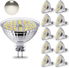 HiBay GU5.3 LED Lamp Bulb 4W MR16 LED Bulb 400 LM Replaces 35W Neutral White 4500K Spot 12V AC/DC Non-Dimmable Set of 10