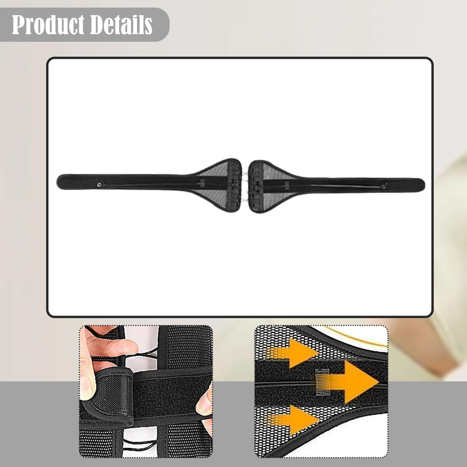 rockible Equipo Reductor de Cintura de fácil Ajuste, Multifuncional para Hombres y Mujeres, Banda para el Sudor, Suministros para Entrenamientos, modelador