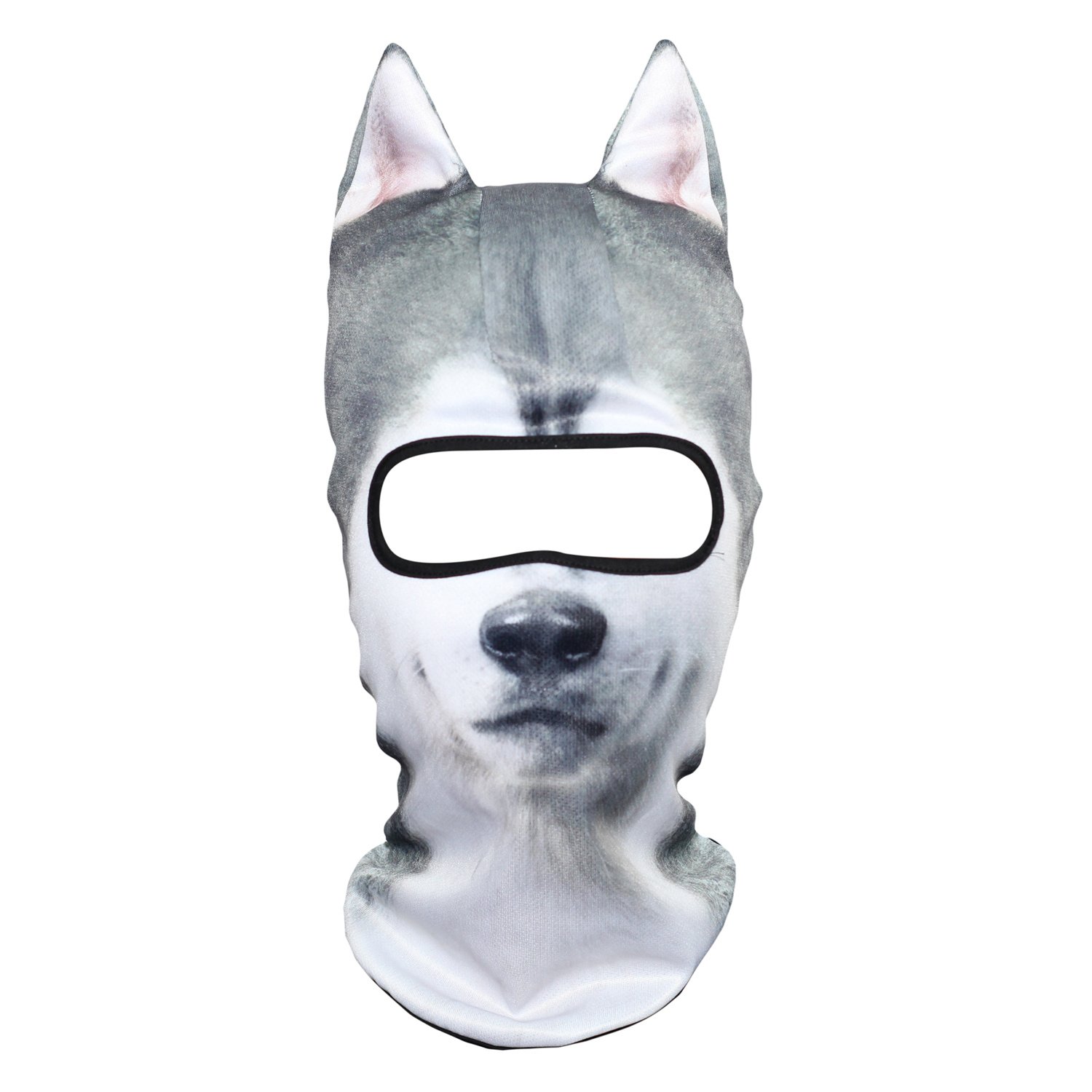 WTACTFUL 3D Stand Ears Animal Balaclava Face Mask for Music Festivals, Raves, Ski, Halloween, Party Outdoor Activities