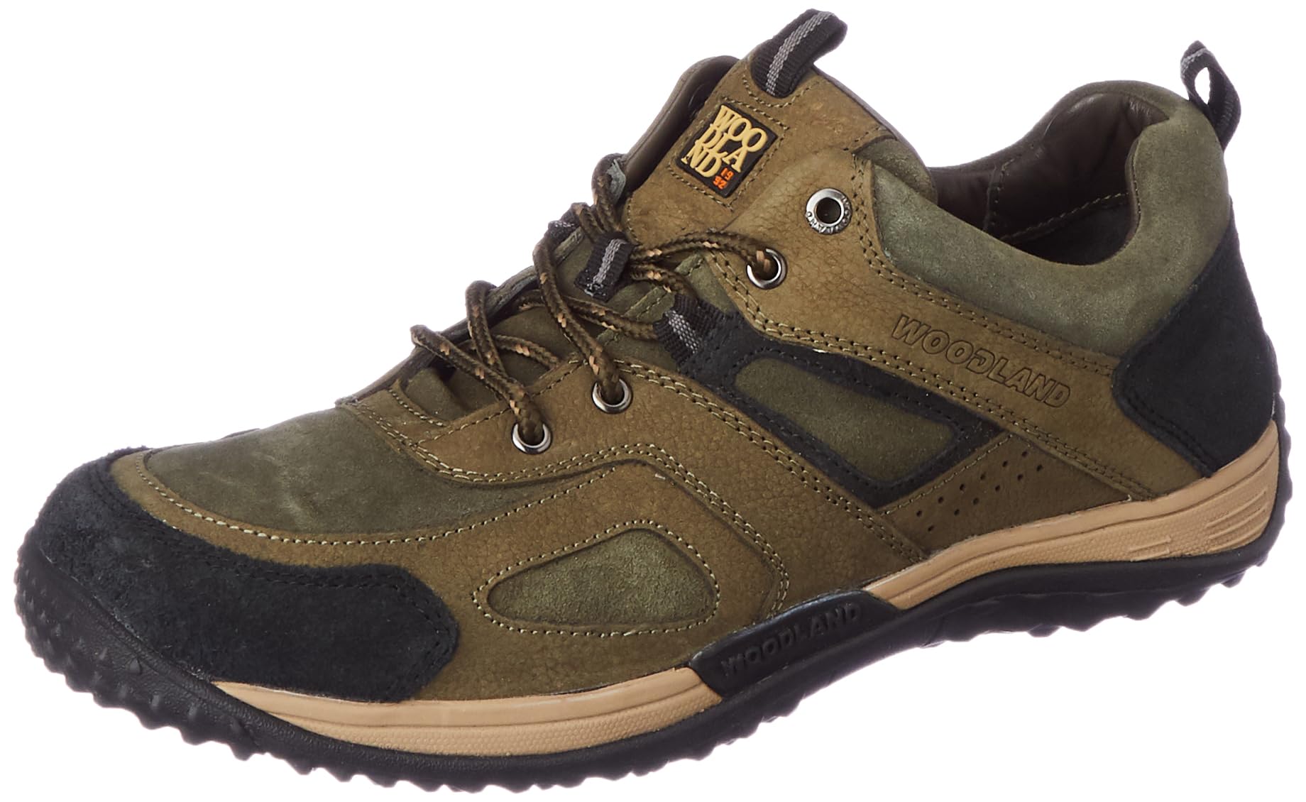 Woodland Mens Olive Green Leather Casual Shoe-8 UK (42 EU) (OGCC 3464119NW) (B0BR5MLFHR) Amazon Price History, Amazon Price Tracker