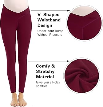 low rise maternity leggings