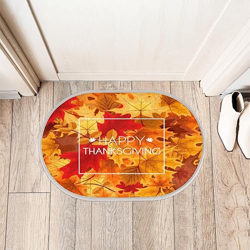 Miniatura 3 de Autumn Maple Leaves Bathroom Rugs Bath Mat 15.7x23.6 in Extra Soft Shaggy Memory Foam Shower Rug Non Slip Absorbent Throw Rugs Machine Washable