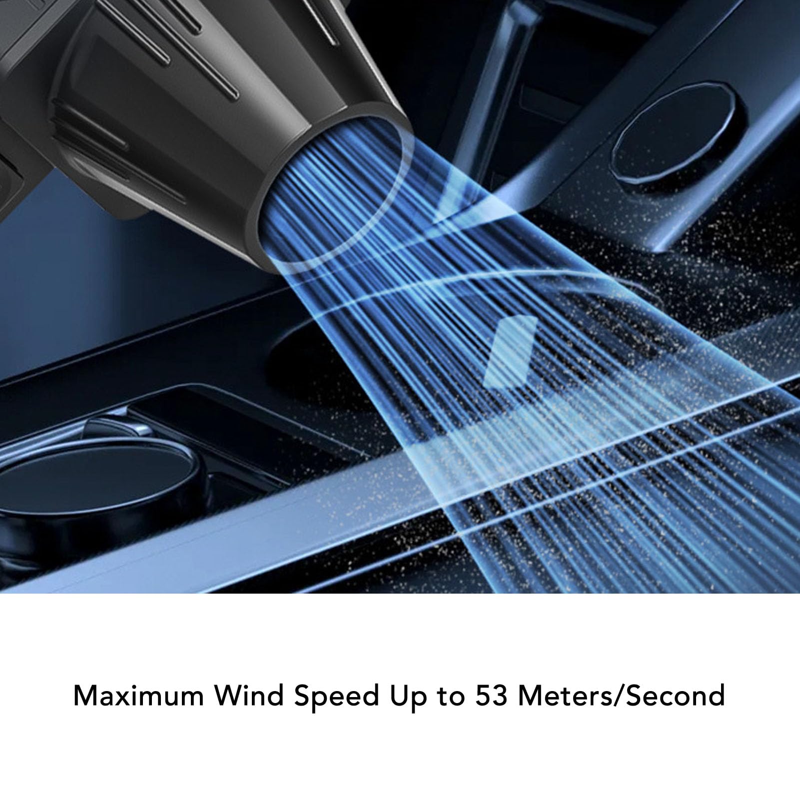 Luocute Plumero de Aire Eléctrico de 140000 RPM, Soplador de Aire Recargable Inalámbrico con Motor sin Escobillas y Ajuste de Velocidad Infinito, para Computadora, Coche, Eliminación de